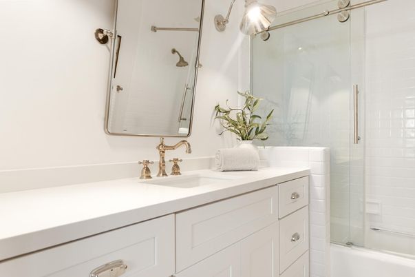 Bathroom, Glass Shower, Interior