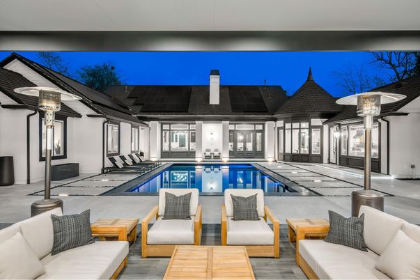 Exterior, Pool, Solar Panels