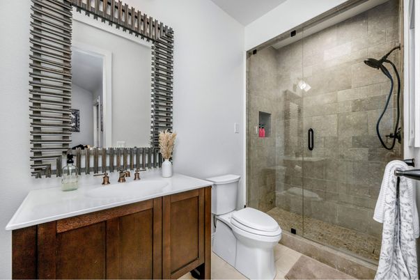 Bathroom, Glass Shower, Interior
