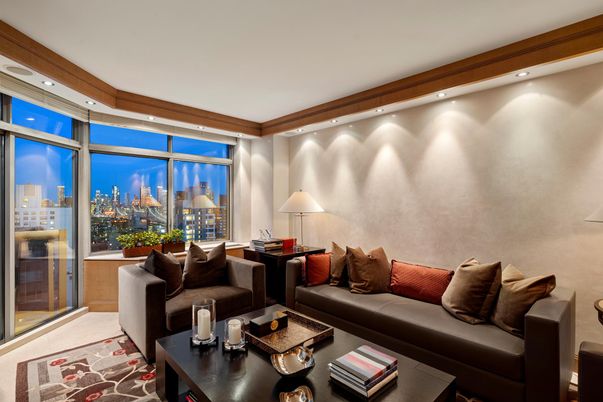 Interior, Living room, Recessed Lighting