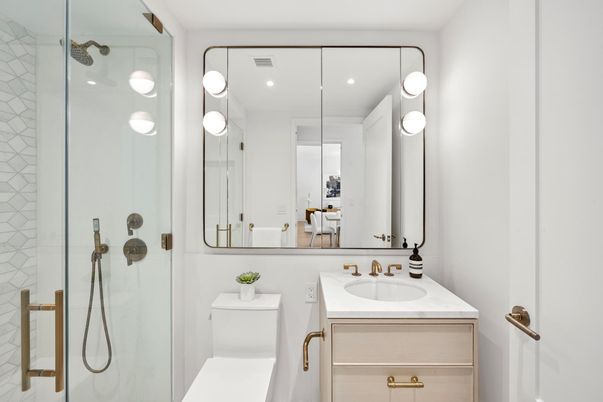 Bathroom, Glass Shower, Interior