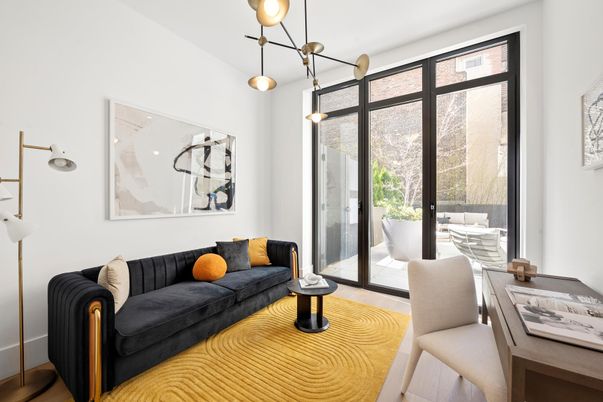Interior, Pendant Lights, Wood Texture Flooring