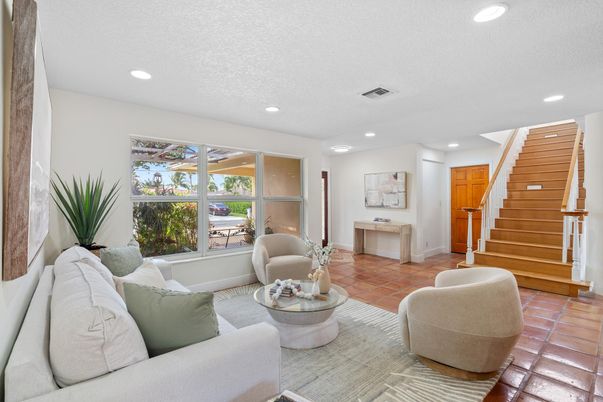 Interior, Living room, Recessed Lighting