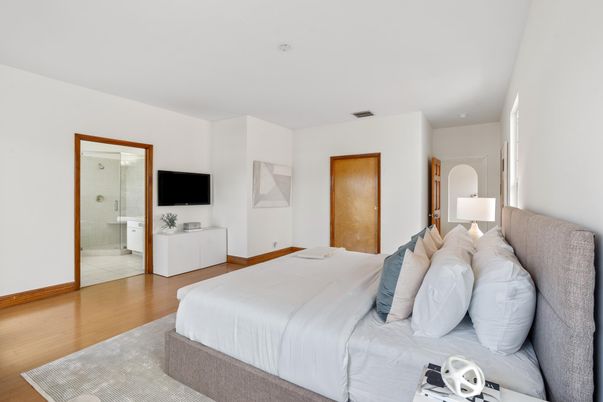 Bedroom, Interior, Wood Texture Flooring