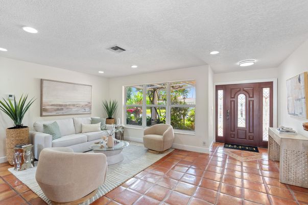Interior, Living room, Recessed Lighting