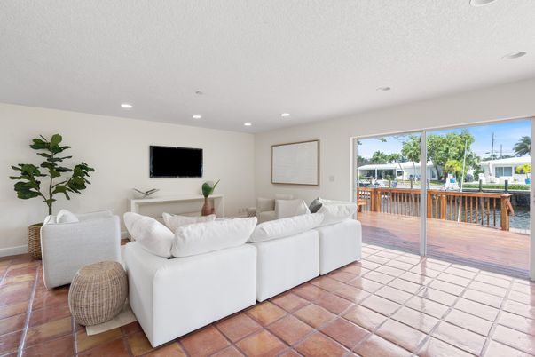 Interior, Living room, Recessed Lighting