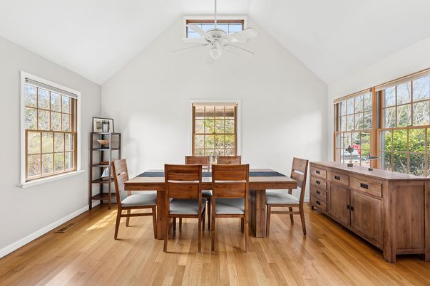 Dining room, Interior, Wood Texture Flooring