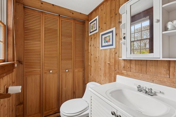 Bathroom, Interior, Wooden Walls