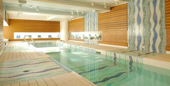 Interior, Pool, Wooden Walls