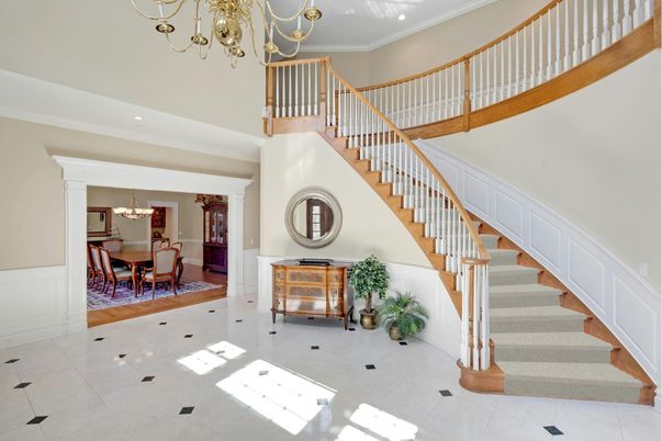 Chandelier, Dining room, Interior, Recessed Lighting