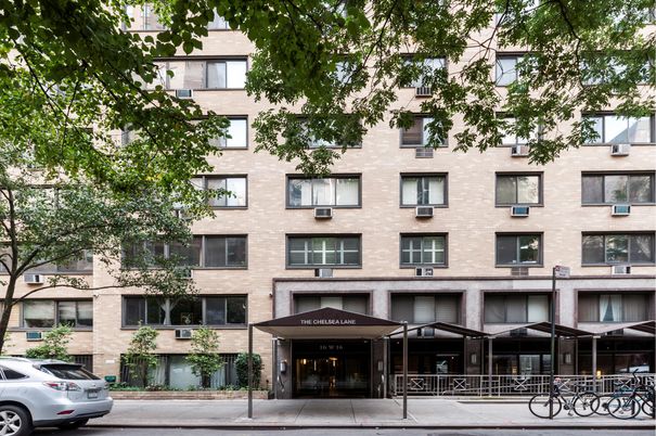 Exterior, Facade, Brick Facade, Condo Building