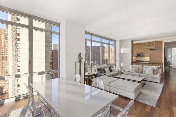 Dining room, Interior, Kitchen, Living room, Stainless Steel Appliances, Wood Texture Flooring