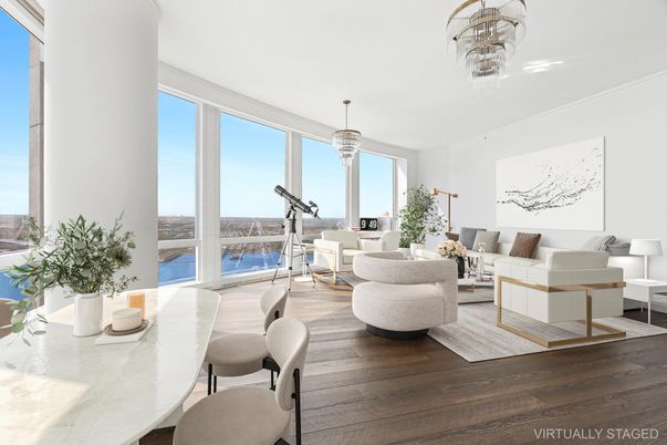 Chandelier, Dining room, Interior, Living room, Pendant Lights, Water, Wood Texture Flooring