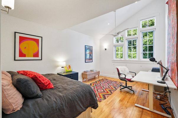 Bedroom, Home Office, Interior, Wood Texture Flooring