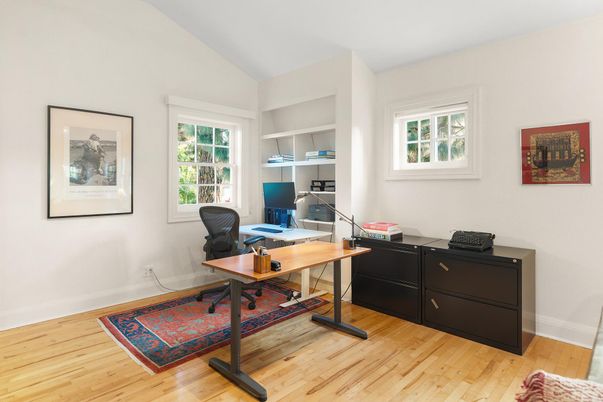 Home Office, Interior, Wood Texture Flooring