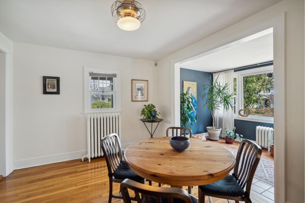 Dining room, Interior, Wood Texture Flooring