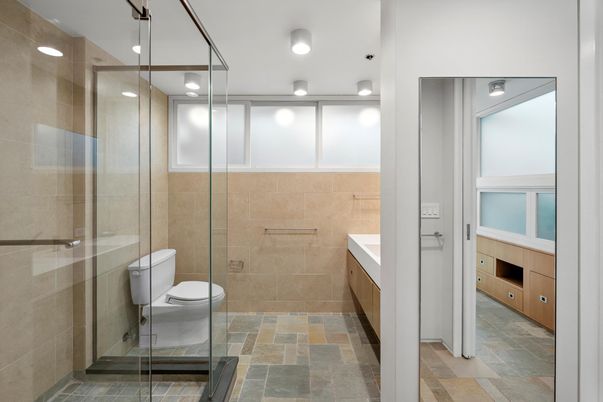 Bathroom, Glass Shower, Interior