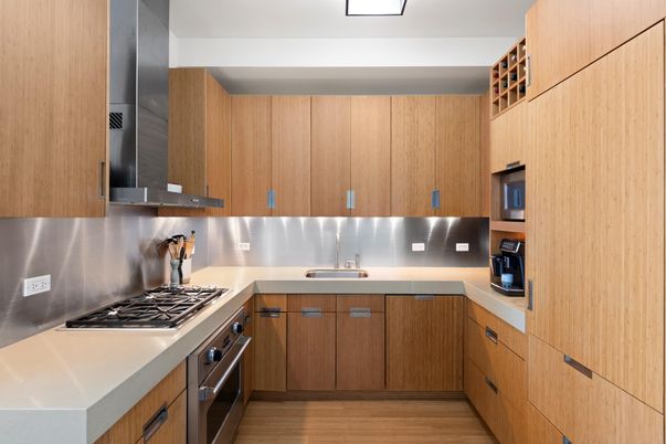 Interior, Kitchen, Wood Texture Flooring