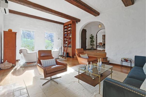 Interior, Living room, Wooden Beams, Wood Texture Flooring