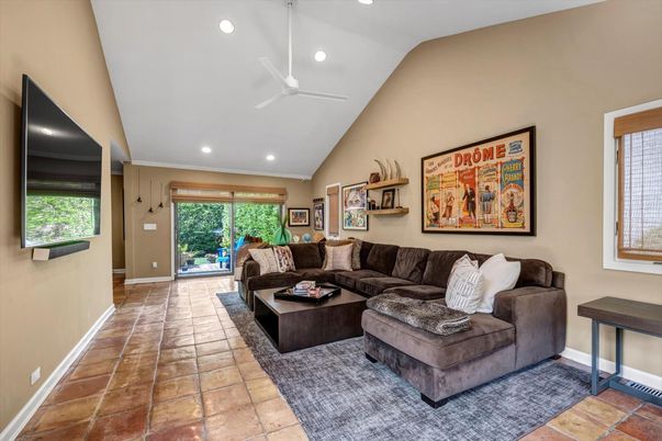 Interior, Living room, Recessed Lighting