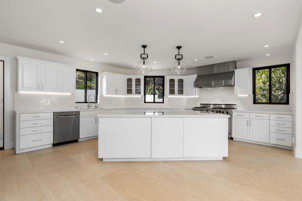 Interior, Kitchen, Recessed Lighting, Stainless Steel Appliances