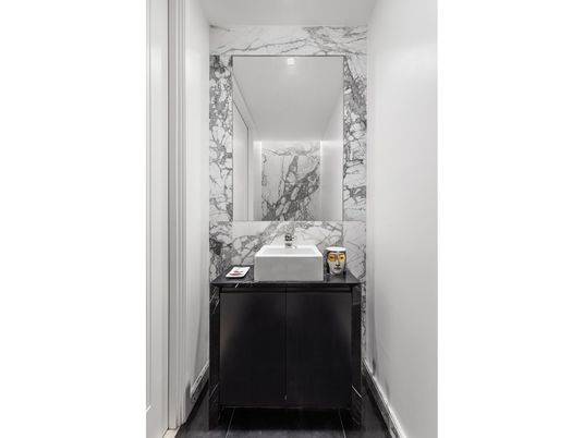 Bathroom, Interior, Marble Walls
