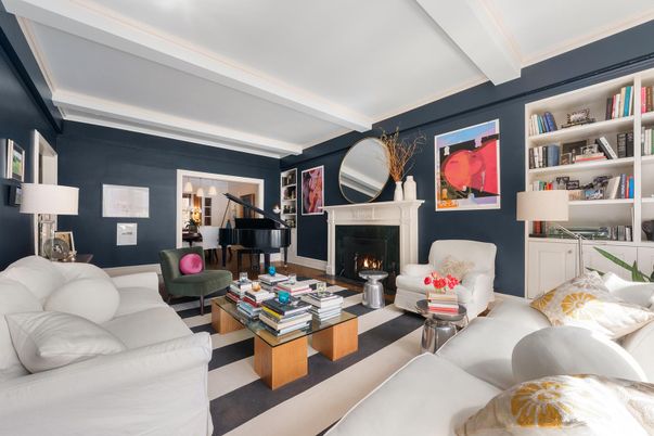 Fireplace, Interior, Living room, Piano