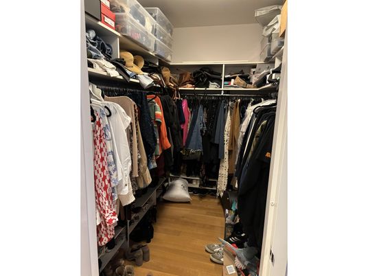 Interior, Walk-in Closets, Wood Texture Flooring