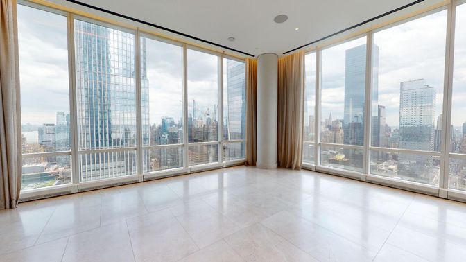 Empty room, Interior, Recessed Lighting