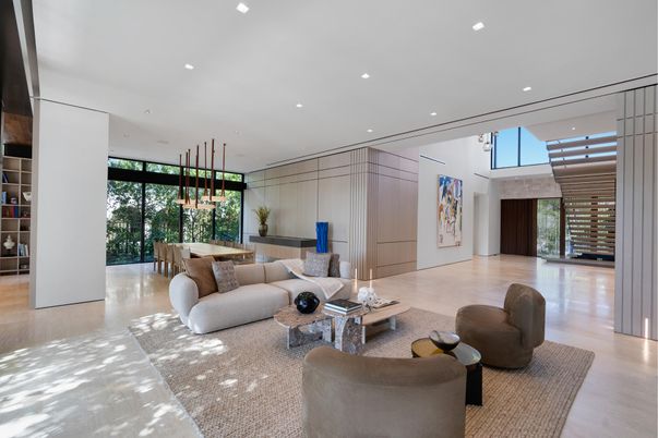 Dining room, Interior, Living room, Pendant Lights, Recessed Lighting
