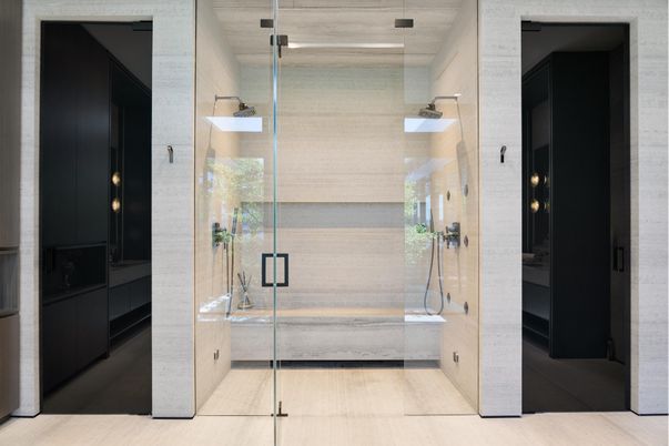 Bathroom, Glass Shower, Interior