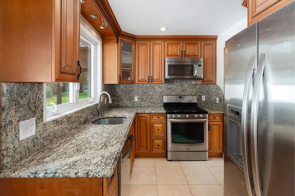 Interior, Kitchen, Recessed Lighting, Stainless Steel Appliances