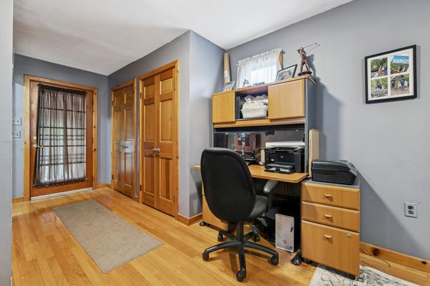 Home Office, Interior, Wood Texture Flooring