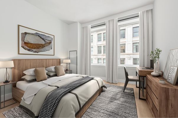 Bedroom, Home Office, Interior, Wood Texture Flooring