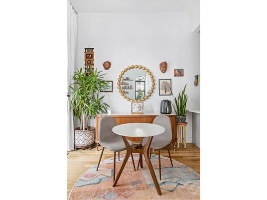 Dining room, Interior, Wood Texture Flooring
