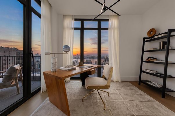 Home Office, Interior, Wood Texture Flooring