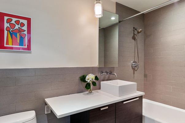 Bathroom, Interior, Recessed Lighting