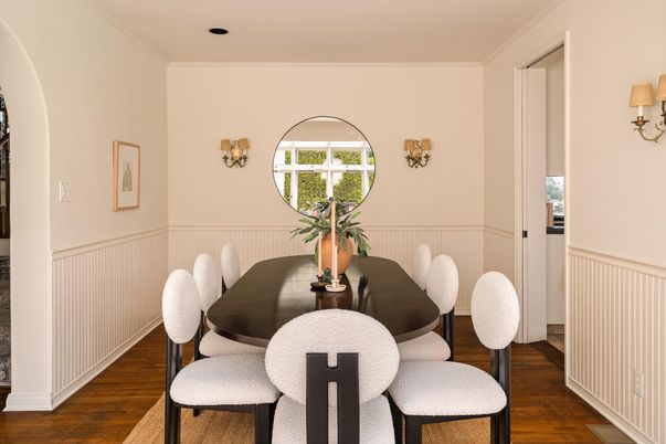 Dining room, Interior, Wood Texture Flooring