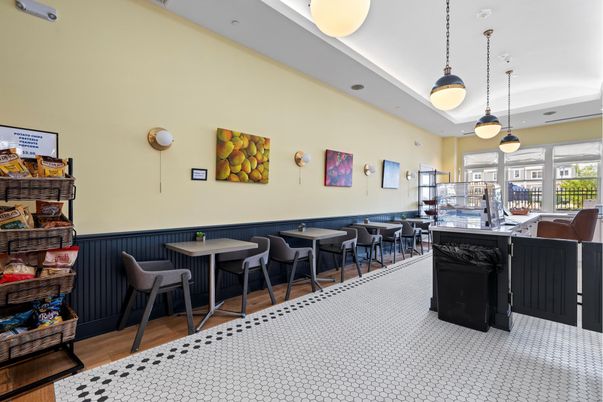 Dining room, Interior, Kitchen, Pendant Lights, Recessed Lighting, Wood Texture Flooring