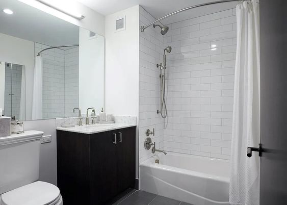 Bathroom, Interior, Recessed Lighting