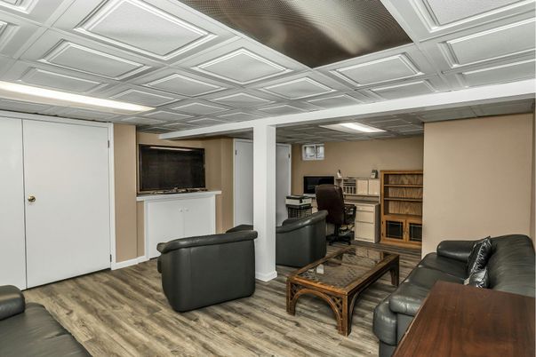 Home Office, Interior, Wood Texture Flooring