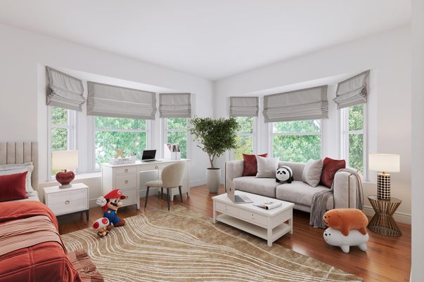 Home Office, Interior, Living room, Wood Texture Flooring