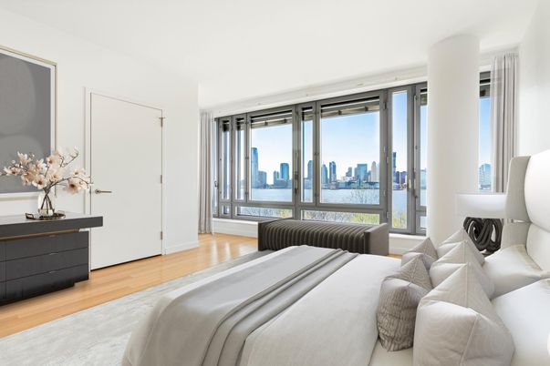 Bedroom, Interior, Water, Wood Texture Flooring