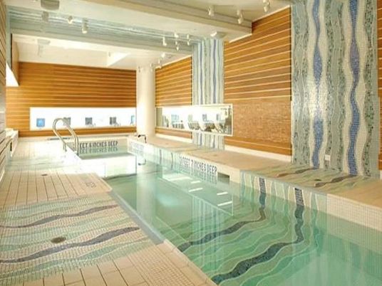 Interior, Pool, Wooden Walls