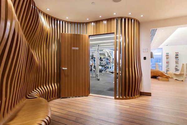 Interior, Recessed Lighting, Wood Texture Flooring