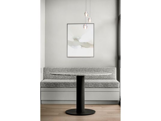 Interior, Pendant Lights, Wood Texture Flooring