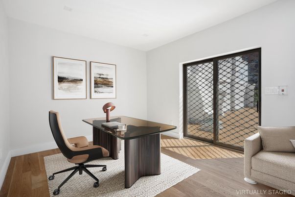 Home Office, Interior, Wood Texture Flooring
