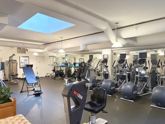 Fitness Equipment, Gym, Interior, Pendant Lights
