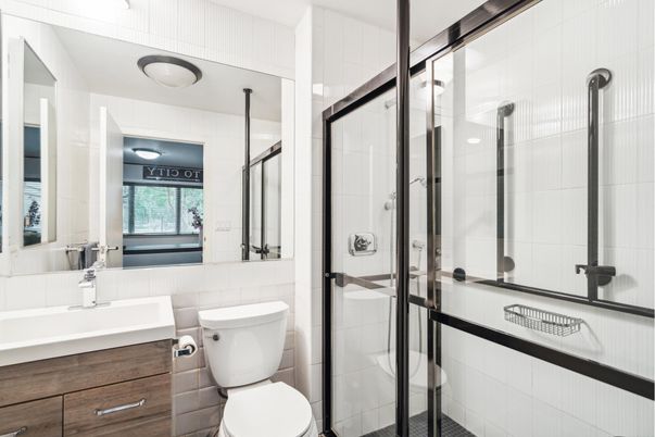 Bathroom, Glass Shower, Interior