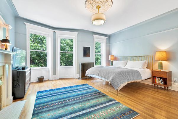 Bedroom, Interior, Wood Texture Flooring